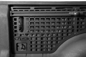 Ram TRX Bed Side Molle Panels - Driver Full Set - Addictive Desert Designs - Molle Pattern - Hammer Black - `21-`23